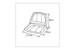 Кресло Folding Boat Seat (Баджер) 75109